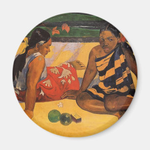 Gauguin Frans Polynesië Tahiti Vrouwen Schilderen Magneet
