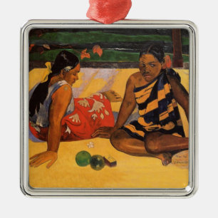 Gauguin Frans Polynesië Tahiti Vrouwen Schilderen Metalen Ornament