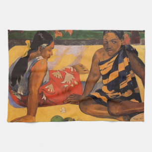 Gauguin Frans Polynesië Tahiti Vrouwen Schilderen Theedoek