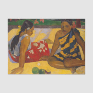 Gauguin Frans Polynesië Tahiti Vrouwen Schilderen Tissuepapier
