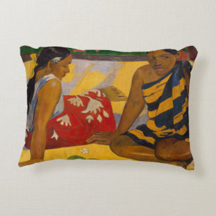 Gauguin Frans-Polynesië Tahiti Vrouwen Schilderij Accent Kussen