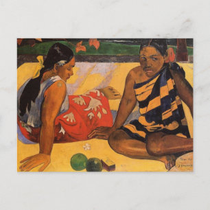 Gauguin Frans-Polynesië Tahiti Vrouwen Schilderij Briefkaart