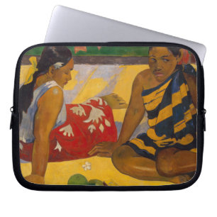 Gauguin Frans-Polynesië Tahiti Vrouwen Schilderij Laptop Sleeve