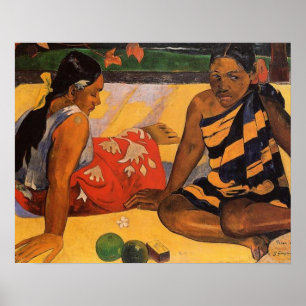 Gauguin Frans-Polynesië Tahiti Vrouwen Schilderij Poster