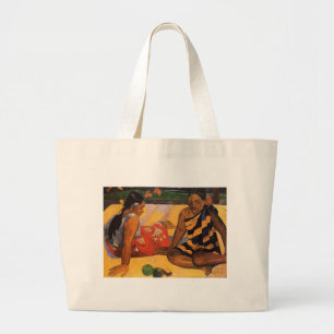 Gauguin French Polynesia Tahiti Women Grote Tote Bag