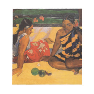 Gauguin French Polynesia Tahiti Women Notitieblok