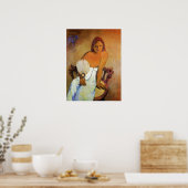 Gauguin Girl Avec Un Poster De Ventilateur (Cuisine)