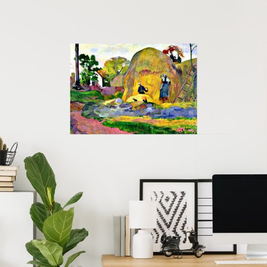 Gauguin - Golden Harvest, tableau Paul Gauguin. (Bureau à domicile)