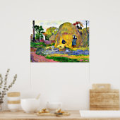 Gauguin - Gouden Oogst, Paul Gauguin schilderij. Poster (Keuken)