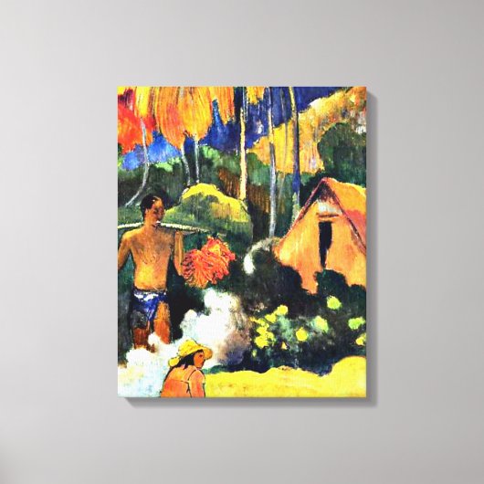Gauguin - Het moment van waarheid II Canvas Afdruk (Voorkant)
