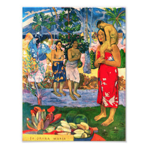 Gauguin Ia Orana Maria Foto Afdruk