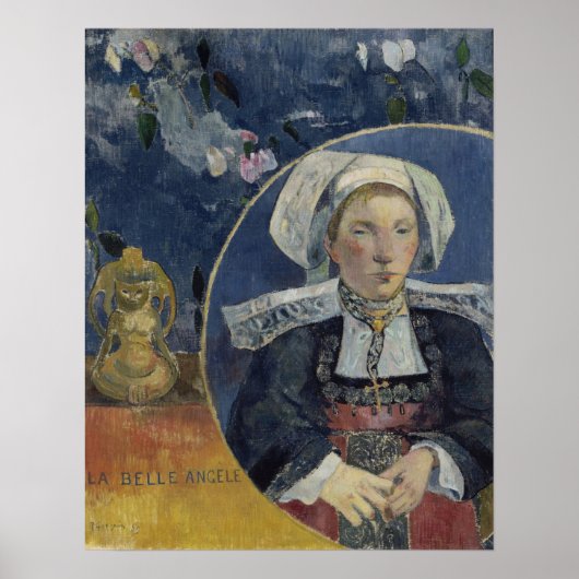 Gauguin - La Belle Angele 1889 Poster (Voorkant)