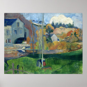 Gauguin - Landschap in Bretagne, David Mill 1894 Poster