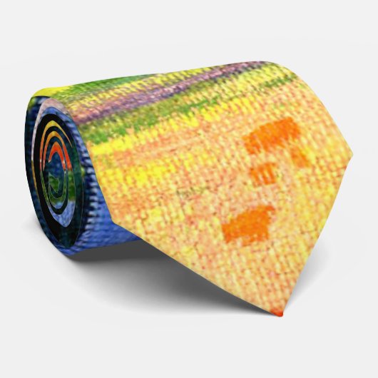 Gauguin - Landschap met blauwe boomstammen Stropdas (Opgerold)