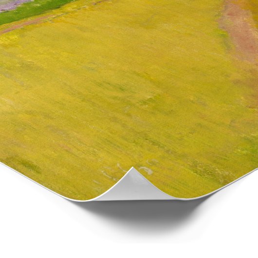 Gauguin - Landschap Tahitian 1891 Poster (Hoek)