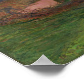 gauguin - landschap van Bretagne 1888 Poster (Hoek)