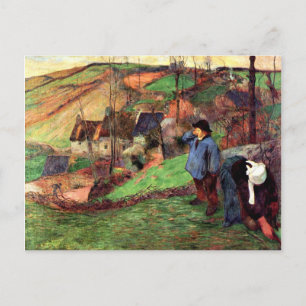 Gauguin - Landschap van Bretagne Briefkaart