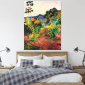 Gauguin - Martinique Landscape Canvas Afdruk (Insitu (Slaapkamer))