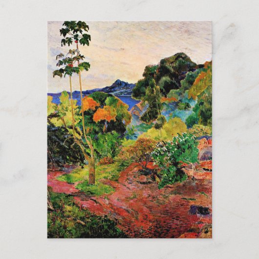 Gauguin - Martinique Landschap Briefkaart (Voorkant)