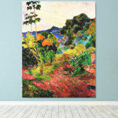 Gauguin - Martinique Landschap, Canvas Afdruk