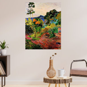 Gauguin - Martinique Landschap Poster