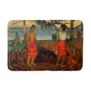 Gauguin - onder de Pandanus-boom Badmat