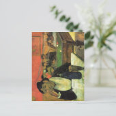 Gauguin, Paul Im Caf? (Portr?t der Mme Ginoux) 188 Briefkaart (Staand voorkant)