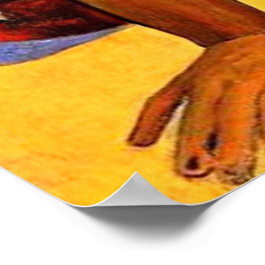 Gauguin - Quoi de neuf ? Tableau de Paul Gauguin (Coin)