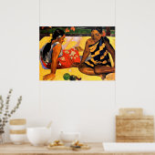 Gauguin - Quoi de neuf ? Tableau de Paul Gauguin (Cuisine)