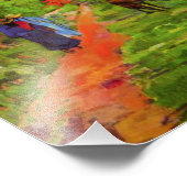 Gauguin Road à Tahiti Photo Imprimer (Coin)