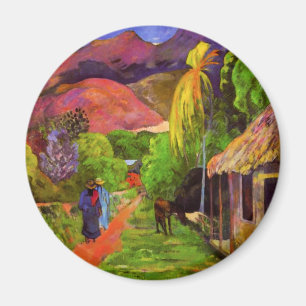 Gauguin Road in Tahiti Magnet Magneet