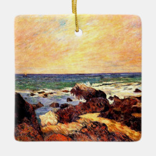 Gauguin - Rocks en Zee, Keramisch Ornament