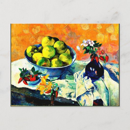 Gauguin - Stilleven met grapefruits Briefkaart (Voorkant)