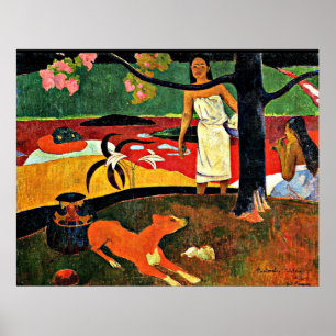 Gauguin - Tahitian Pastorale Poster