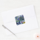 Gauguin - Tussen de Lilies Vierkante Sticker (Envelop)