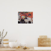 Gauguin Unique Affiche Après Le Sermon Avec Citati (Cuisine)