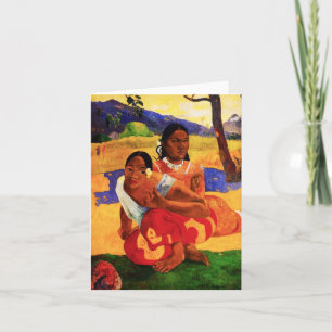 Gauguin wanneer u bent die de Gehuwde Kaart van de