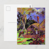 Gauguin - Zwarte varkens Briefkaart (Voorkant / Achterkant)