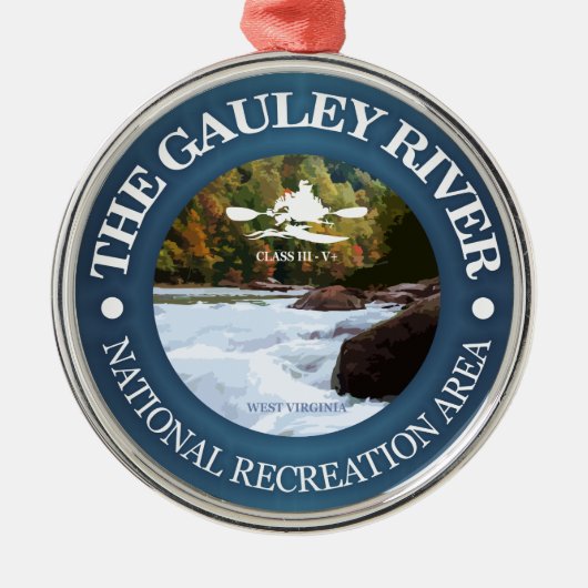 Gauley (c) metalen ornament (Voorkant)