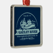 Gauley (rafting2) metalen ornament (Rechts)