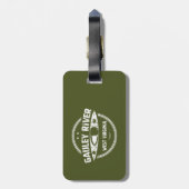 Gauley River, West Virginia Bagagelabel (Achterkant verticaal)