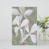 Gaura - Gepersonaliseerde schrijfkunst Briefpapier (Staand voorkant)