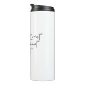 Gaussian integral, math and science thermosbeker (Geroteerd rechts)