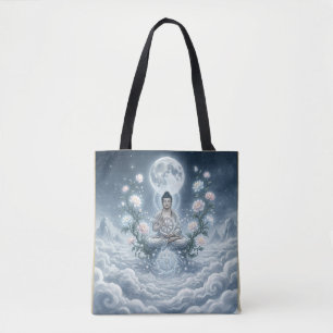 Gautam Buddh Meditatie Kunst Boodschappentas - Vre Draagtas