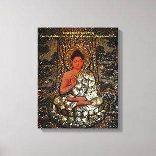 Gautam Buddha : De verlichte Canvas Afdruk