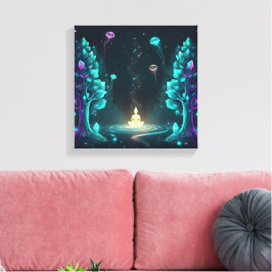 Gautam Budh Canvas Afdruk
