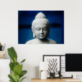 Gautama Buddha lichtte er een toe Poster (Thuiskantoor)