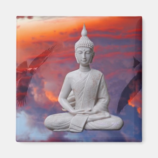 Gautama Siddhartha Buddha Magneet (Voorkant)