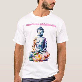 Gautama Siddhartha standbeeld T-shirt