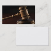 Gavel visitekaartjes (Voorkant / Achterkant)